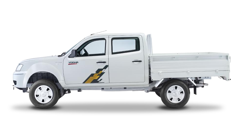 Tata Yodha pickup truck dc flat lh side Tata Yodha dc flat lh side